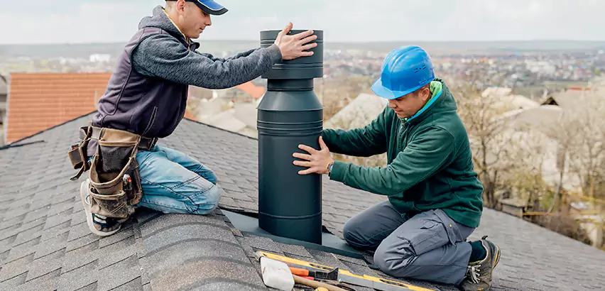 Chimney Flashing Replacement for Storm Damage in Edgewood