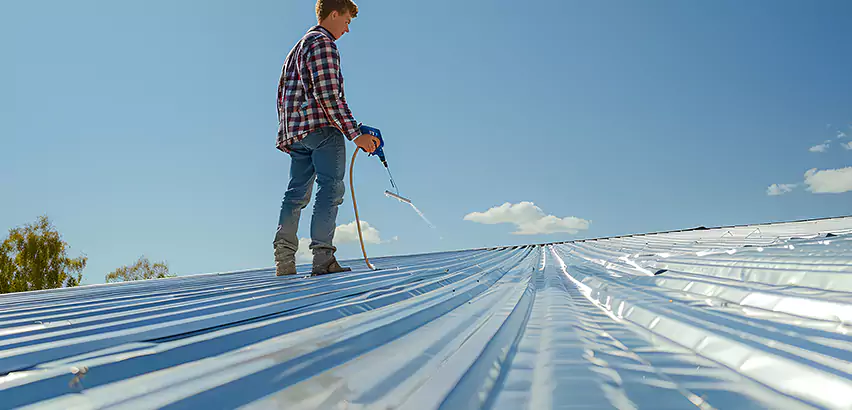 EPDM Roofing Installation Drip Edge in Edgewood