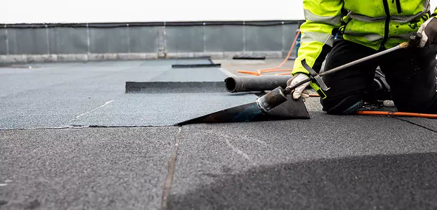Residential Flat Roof Repair in Edgewood