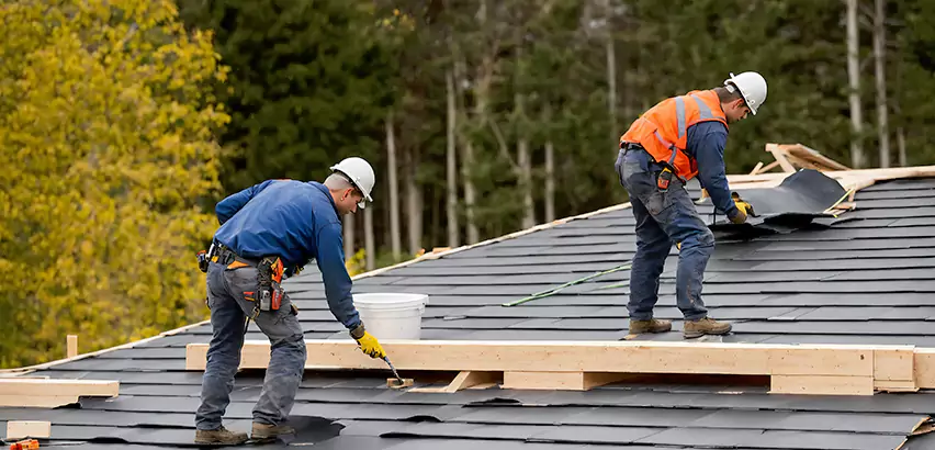 Garage Felt Roof Replacement in Edgewood