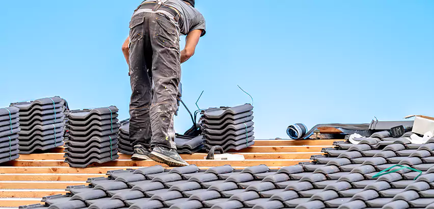 Replacing Tile Roof Underlayment in Edgewood